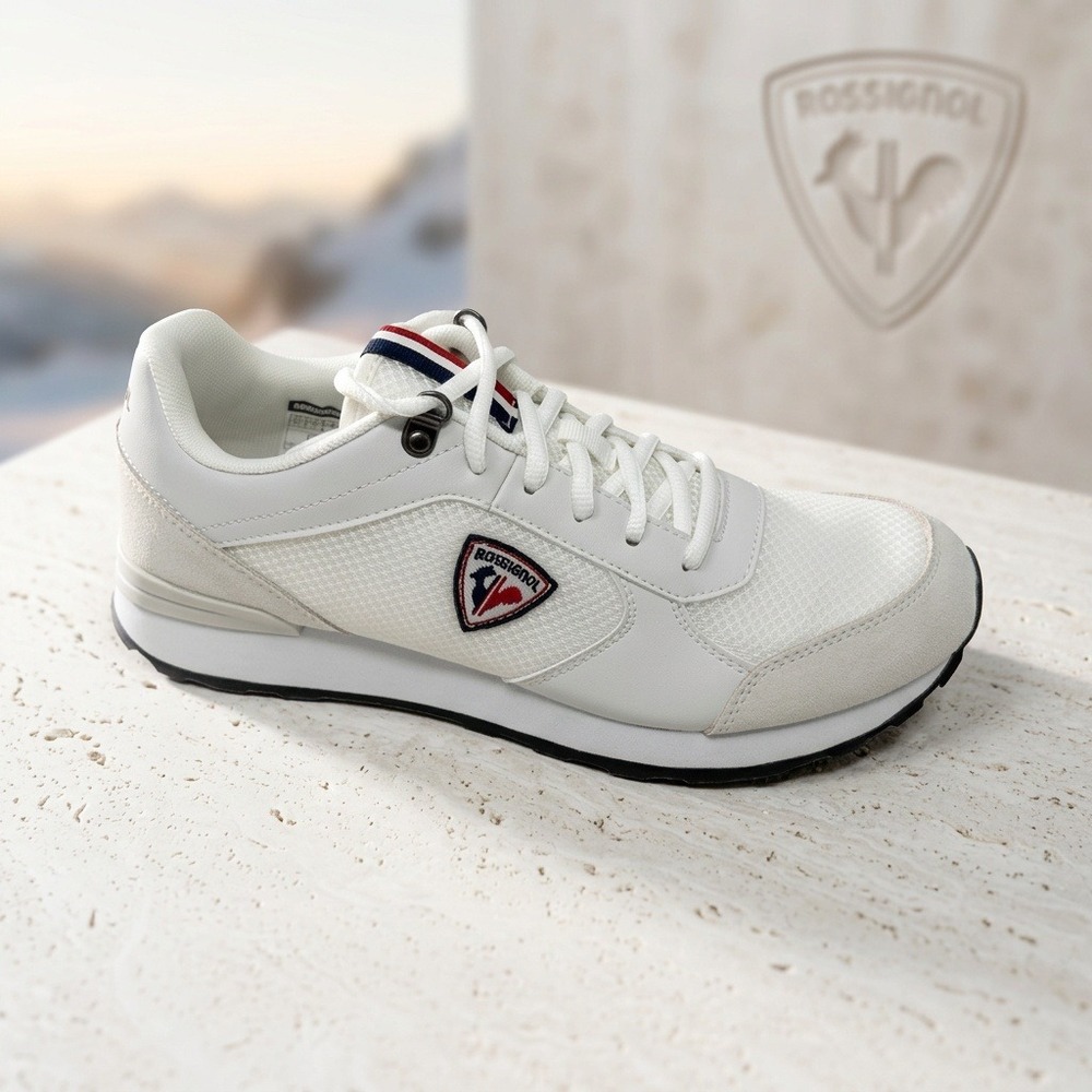 Rossignol Heritage RNLMD11 Men's Size 8 EU 41 White Suede Mesh Sneakers NWB